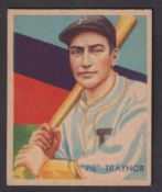 Trade cards, USA, National Chicle Co, Diamond Stars (Baseball), type card, no 27 'Pie' Traynor, Hall