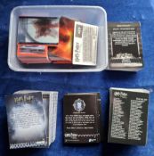 Trade cards / stickers, 5 sets Harry Potter related; Panini Deathly Hallows (228 stickers & 12
