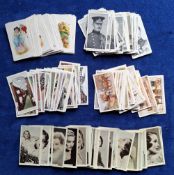 Cigarette cards; 4 sets & 1 part set 23/25 Wills United Services Flag Girls of All Nations (