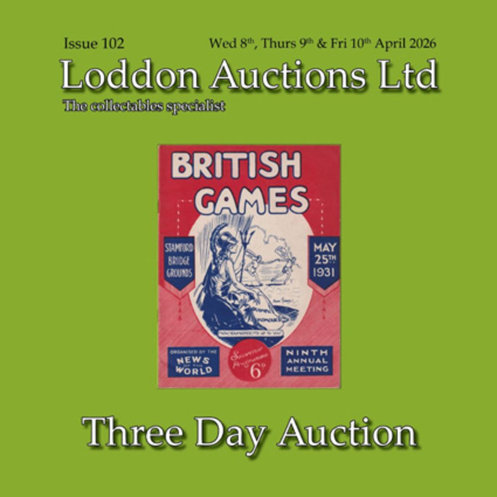 Cigarette & Trade Cards, Sport, Stamps, Collectables, Postcards - Loddon Auctions Ltd
