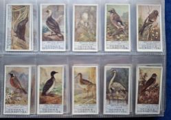 Cigarette cards, 26 sets, Bird related in 2 modern albums; Ogden's (6, including Birds Eggs, British