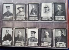 Cigarette cards, Ogden's Tabs, 5 sets; General Interest series C (set 200 cards), Prominent