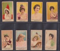 Cigarette cards, China, The Egyptian Cigarettes Manufacturing Co, Actresses (MUREG), (Backs in