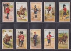 Cigarette cards, Phillips, Types of British Soldiers (M651-M675) (set, 25 cards) (gd)