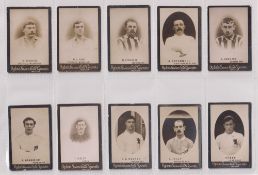 Cigarette cards, Ogden's, Guinea Gold, Footballers, Base M, 39 cards (very mixed condition, some
