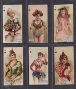 Cigarette cards, USA, Lorillard, Playing Card Inset Girls ('Lorillard's Snuff' wording front &