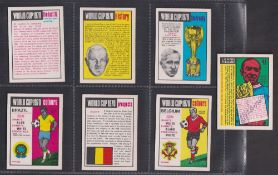 Trade cards, Anglo Confectionery, World Cup 1970, 'L' size, (set, 48 cards), card no 48 signed on