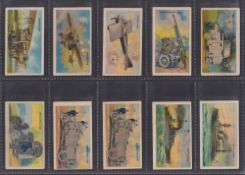 Cigarette cards, 3 sets & 1 near set; BAT Eagle Bird War Weapons (set 30 cards), BAT Britain's
