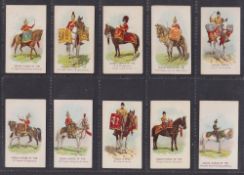 Cigarette cards, Wills Overseas (Scissors brand) Drum Horses (set 32 cards) (vertical back