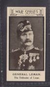 Cigarette card, Webb & Rassell War Portraits type card, no 17 (vg)