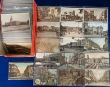 Postcards, UK, approx. 360 cards from various UK counties to comprise Bucks, Cambridge, Cheshire,