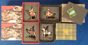 King & Country Model Figures, Lawrence of Arabia, 4 boxed models to comprise King and Country