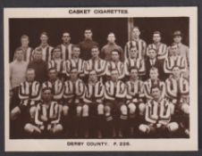 Cigarette card, Pattreiouex, Football Teams, 'L' size, type card, F226, Derby County inc. Steve