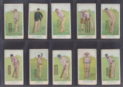Cigarette cards, Wills Australia, Australian Club Cricketers blue backs with State (39/40, missing