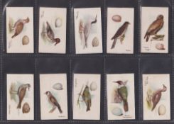 Cigarette cards, Harvey & Davy Birds & Eggs (set 50 cards) (Common Kingfisher with circular Gallaher