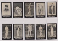Cigarette cards, Ogden's Tabs General Interest C series, 17 cards all Cricketers including