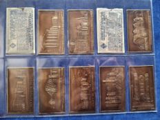 Cigarette cards, 6 sets; International Tobacco Co Famous Buildings A & B series (each with 30