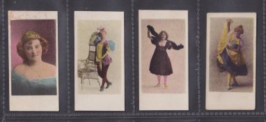 Cigarette cards, USA, Liggett & Myers Actresses coloured (no captions) 4 cards similar subjects to