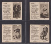 Trade cards, Typhoo Tea Calendar 1934 Dogs, 7 cards; Bruce, Mac, Ponto, Peggy, Prince, Sykey,