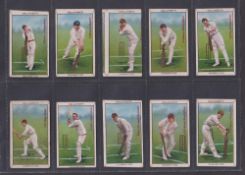Cigarette cards, Gallaher Sports Series, 20 cards, numbers 71 to 90 inclusive (all the cricket