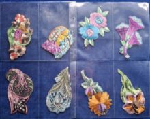 Tobacco silks, 32 Anonymous continental shaped embroidered silks (possibly Turmac or Lande) mostly