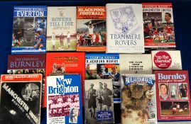 Football books, a collection of approx. 20 mostly modern hardback Football books all relating to
