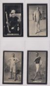 Cigarette cards, Smith's, Champions of Sport (Red Back, multi-backed), four cards, Corporal
