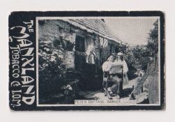 Cigarette card, The Manxland Tobacco Co (Isle of Man), Views of the Isle of Man (Matt), type