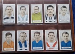 Cigarette cards, Gallaher, 6 sets; Sporting themed; Famous Cricketers, Famous Footballers (Brown