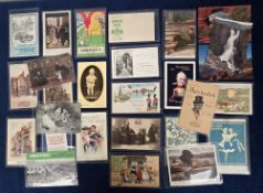 Postcards, Advertising, 28 cards to include Bensdorp's Cocoa, Fry's Chocolate ('Hello Daddy, Guess