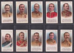 Cigarette cards, Taddy, V.C. Heroes - Boer War (61-80) (set, 20 cards) (some with very slight toning