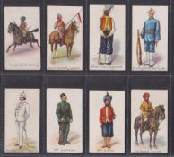 Cigarette cards, Hill Colonial Troops (Leading Lines), 8 cards; Indian Guide Cavalry, South