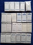 Cigarette cards, 11 sets, believed all complete (not checked); Wills (5, Aviation, Portraits of