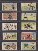 Cigarette cards, Player's Everyday Phrases by Tom Browne (set 25 cards) (near gd)