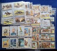 Trade cards, 20 sets; Chocolat Juncosa Robinson Crusoe (set 24 cards fair), Echte Wagner (5 sets