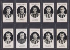 Cigarette cards, Taddy, Prominent Footballers (No Footnote) Bradford City, 10 cards, A Bartlett, C