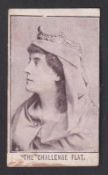 Cigarette card, Gloag, Beauties 'PLUMS' (Brown, Plain Back), type card, ref. H186, picture no 85 (
