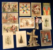 Trade cards, Van Houten, selection of 13 'X' size cards, Characters from Dickens II (3, all with