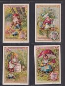 Trade cards, Liebig, two German edition sets, The Gnome ref. S345 & The Sleeping Beauty ref. S356 (6