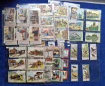 Trade cards, 18 sets, majority are bird related; Palmin (6 - serie 21 121 69 104 109 125), E O &