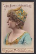 Cigarette card, Hignett's, Counter Display Cards - Beauties, ref. H708, picture no 12, 'Smoke