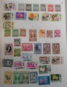 Stamps, World collection housed in 9 stockbooks and albums, with strength in India and Malaysia,