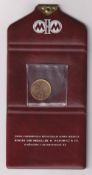 Olympics Games, Munich 1972, a cased commemorative gold coin issued for the Munich 1972 Games with