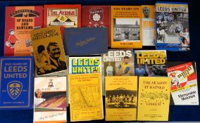 Football books, a collection of 21 mostly modern books relating to Leeds Utd Bradford City, &