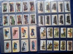 Trade cards, 4 sets, Shell Oil Racing Cars of the World, Daily Ice Cream Modern British Locomotives,