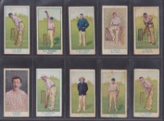 Cigarette cards, Wills Australia, Australian Club Cricketers green backs (39/40, missing Trumper) (