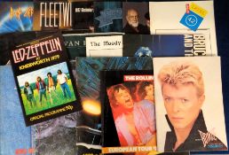 Music memorabilia, a collection of approx. 40 Rock & Pop concert programmes, 1980's onwards inc. The