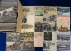 Postcards, Foreign, a collection of approx. 530 cards, RPs, printed and artist drawn to include
