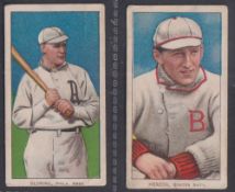 Cigarette card, USA, ATC, Baseball Series, T206, two type cards, Oldring, Phila. Amer. (Batting) (