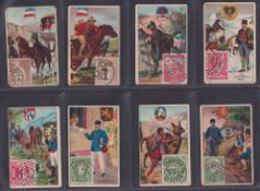 Trade cards, USA, Rochester Baking Co, The Mail of All Nations, 'M' size, 42 cards (gen. gd)